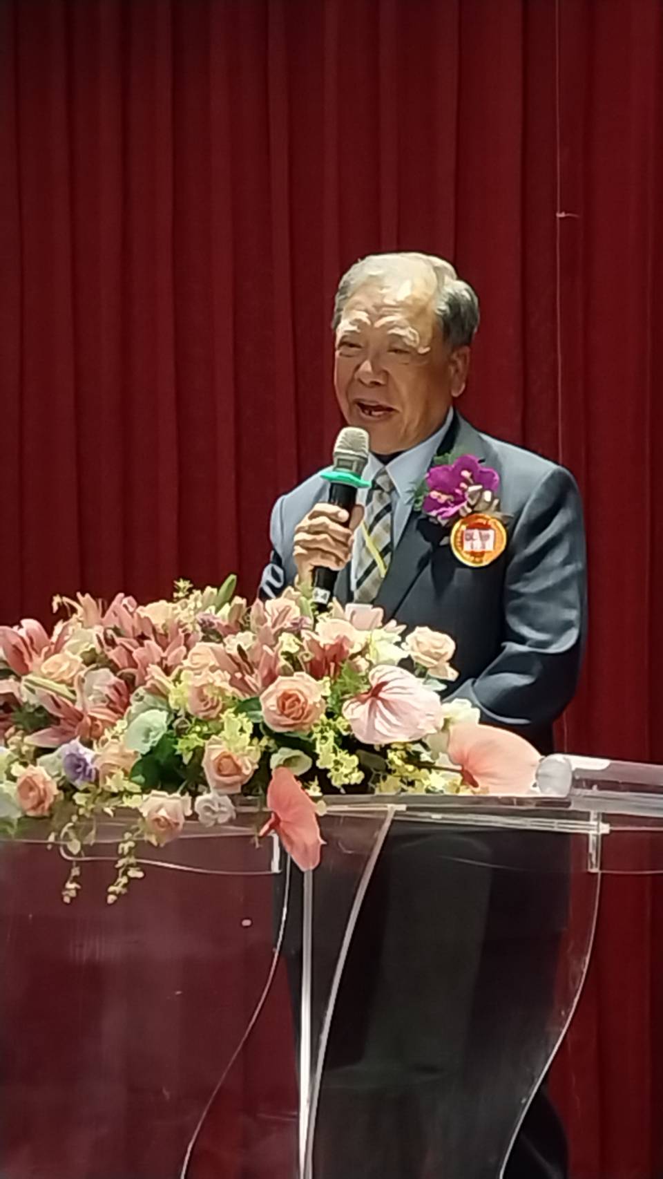 10/22理事長參加新北市進出口商業同業公會創會55周年慶典晚宴