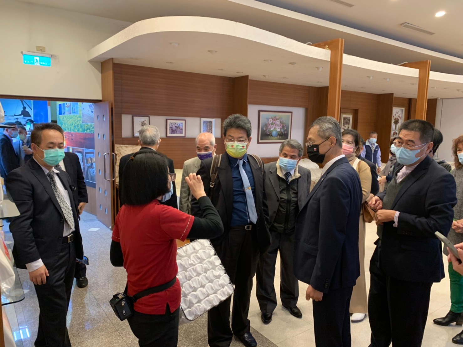 徐理事長在桃園舒眠文化館召開之第一屆第九次理監事聯席會主持會議