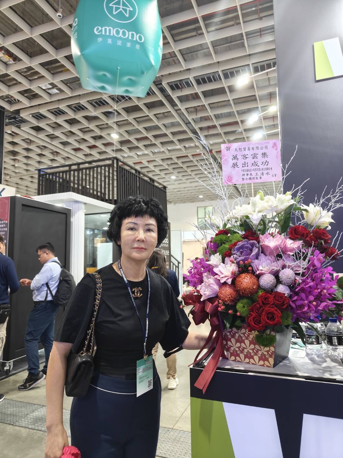 112/12/11 監事會召集人王連應及趙惠平夫人出席 2023台北國際建築建材暨產品展